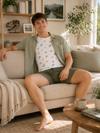 Classic Dinosaur Pattern Onesie