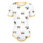 Construction Trucks Pattern Onesie
