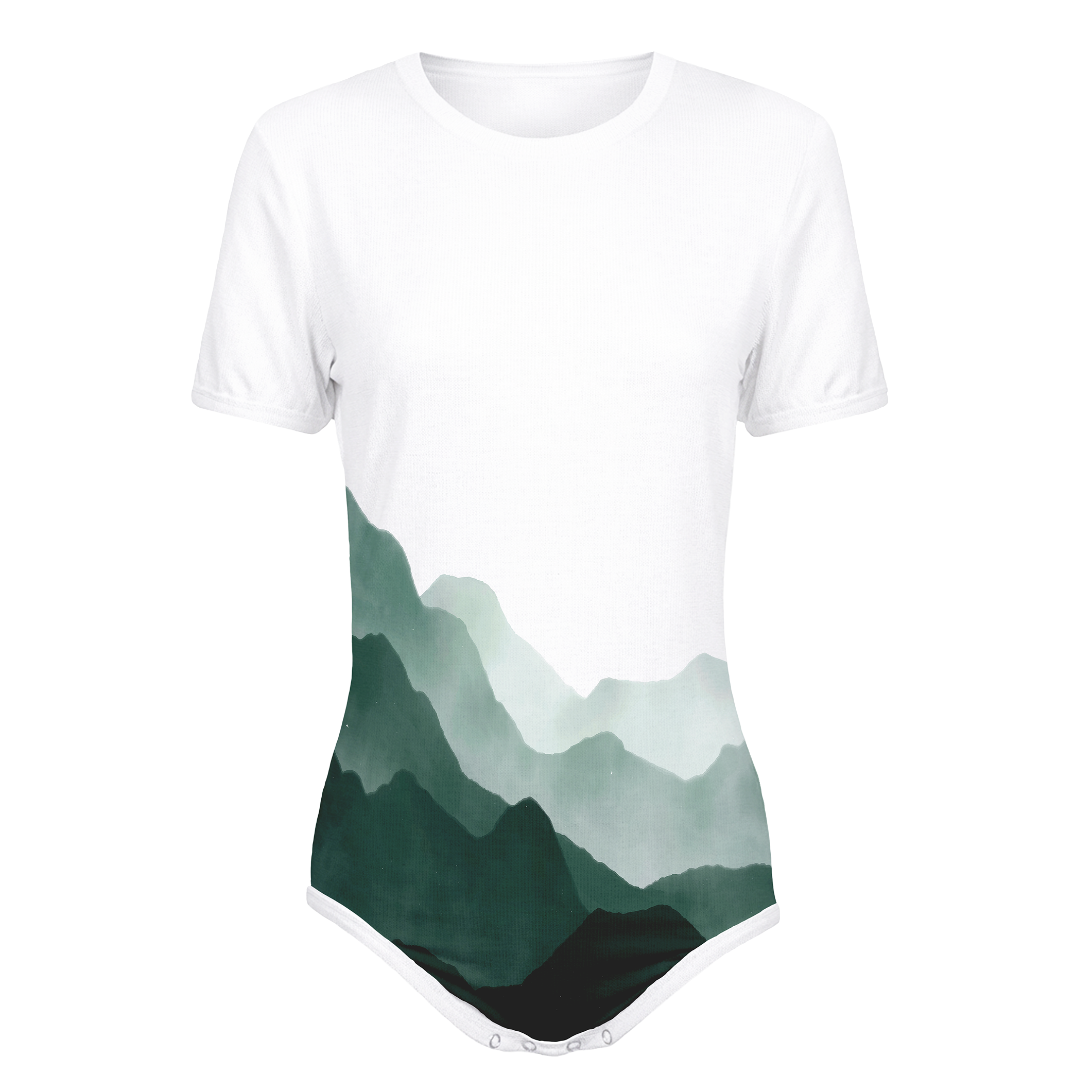 Mountains Water Color Onesie