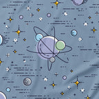 Pastel Planets Pattern Onesie