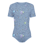 Pastel Planets Pattern Onesie