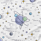 Pastel Planets Pattern Onesie
