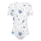 Pastel Planets Pattern Onesie