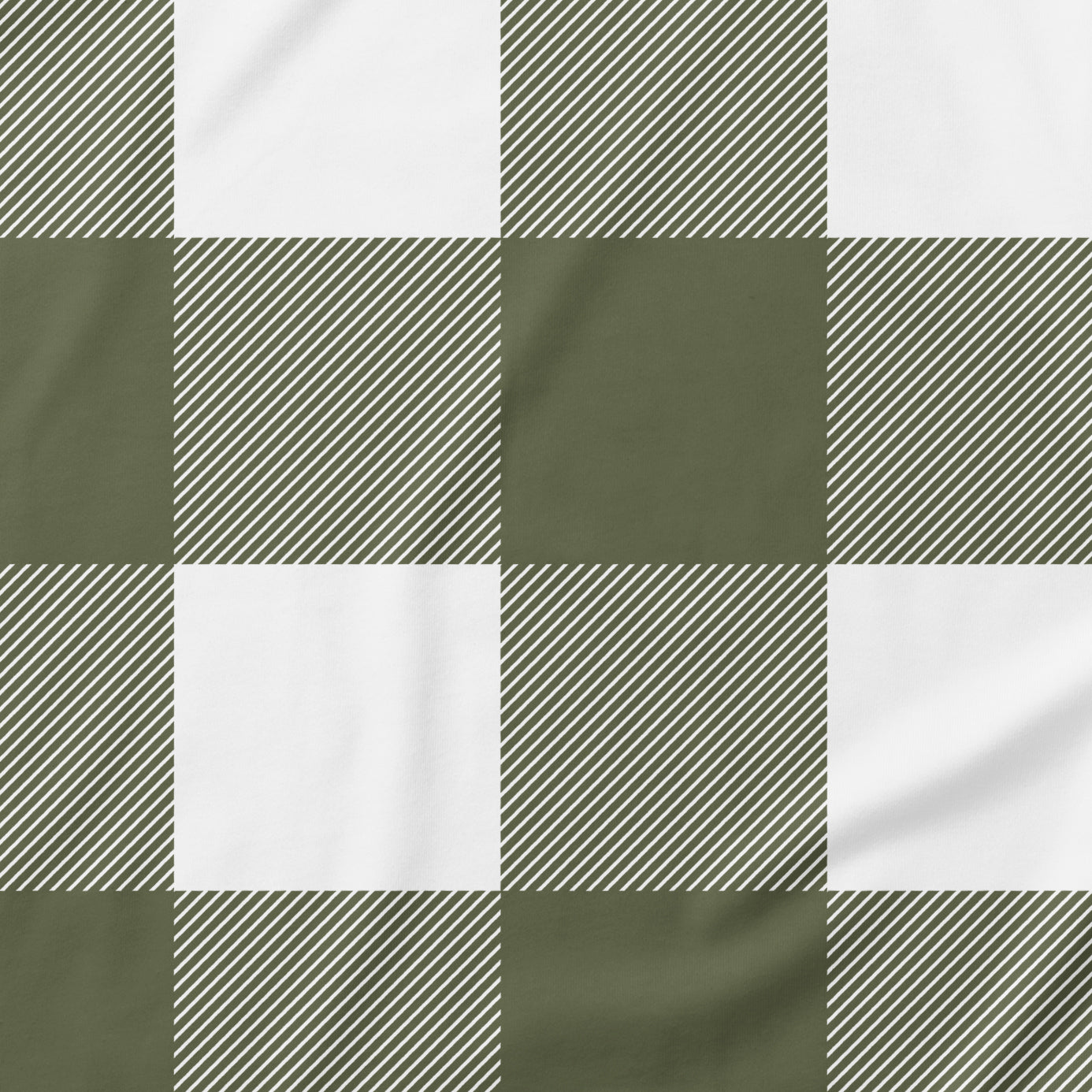 Single Color Plaid Onesie