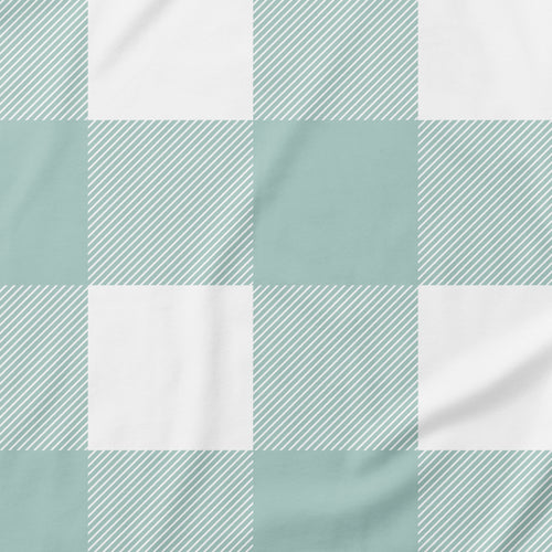 Single Color Plaid Onesie