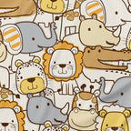 Safari Animals Pattern Onesie