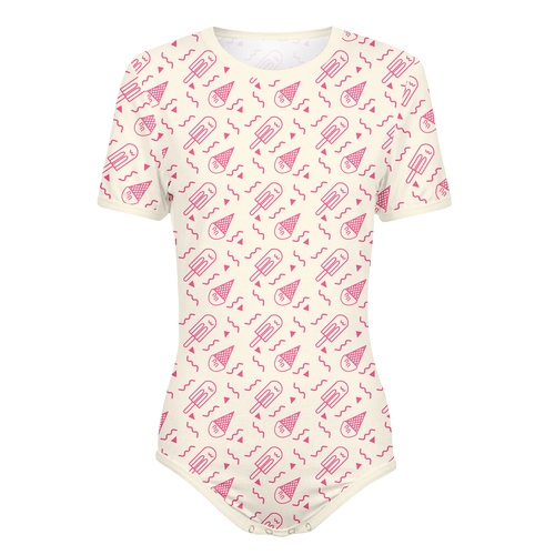 Summer Treats Pattern Onesie
