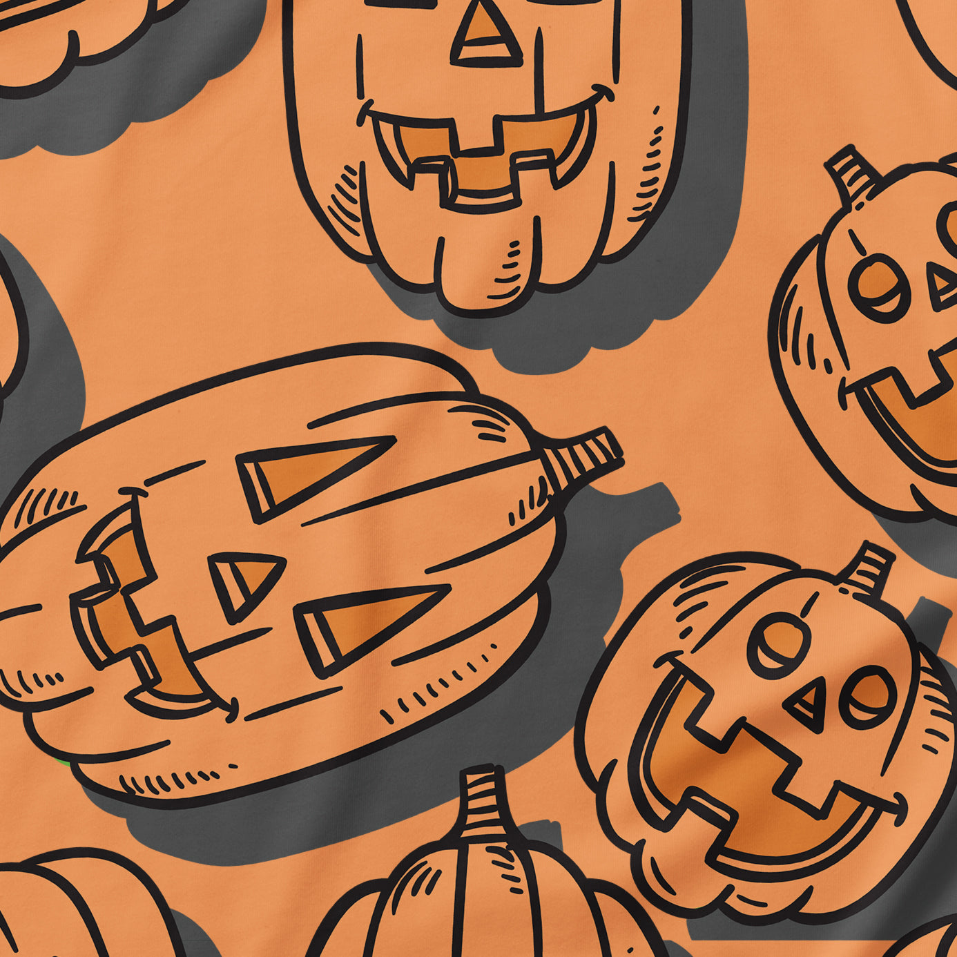 Tumbling Jack-O-Lanterns Onesie
