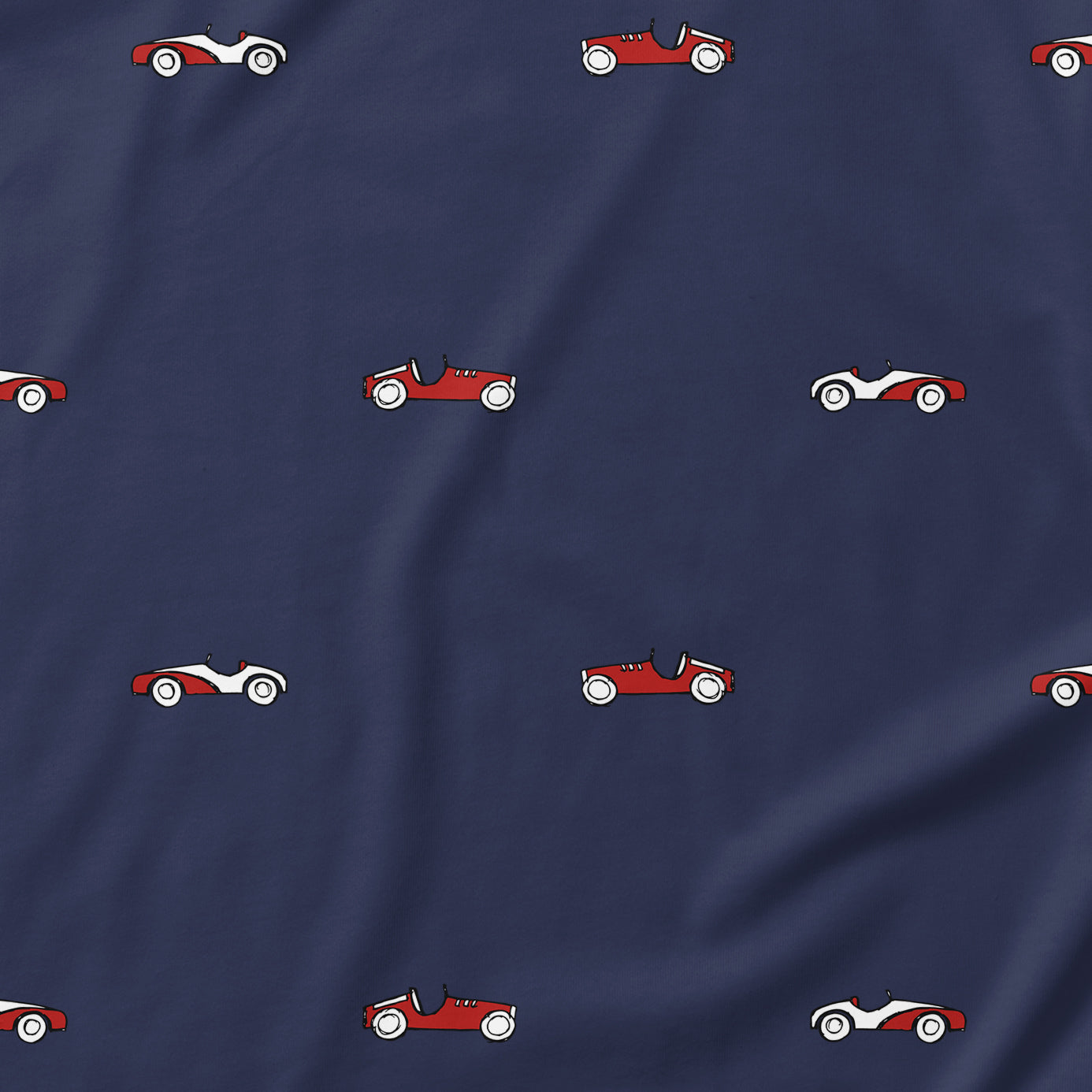Vintage Race Cars Pattern Onesie