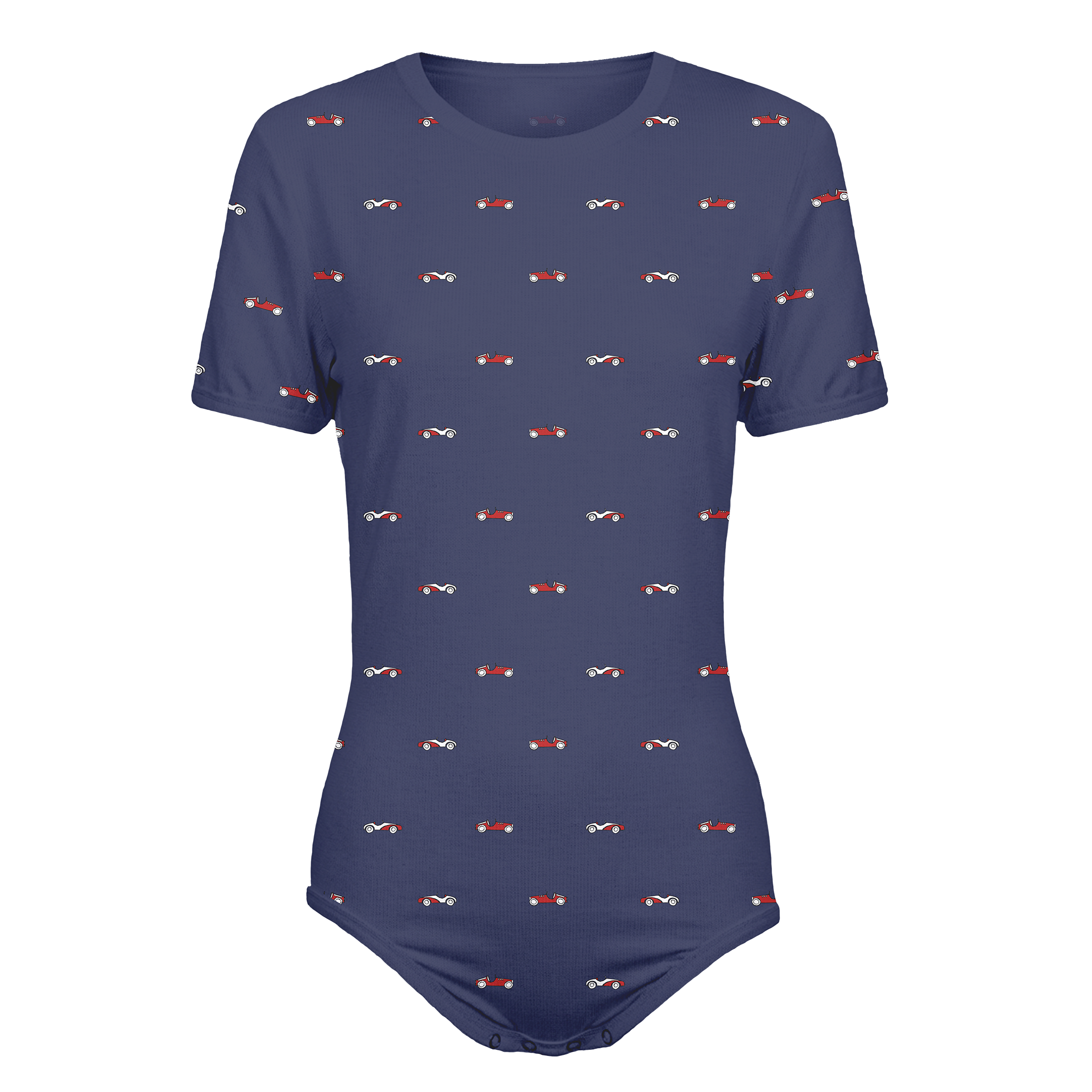 Vintage Race Cars Pattern Onesie
