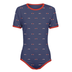 Vintage Race Cars Pattern Onesie