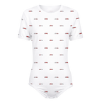 Vintage Race Cars Pattern Onesie
