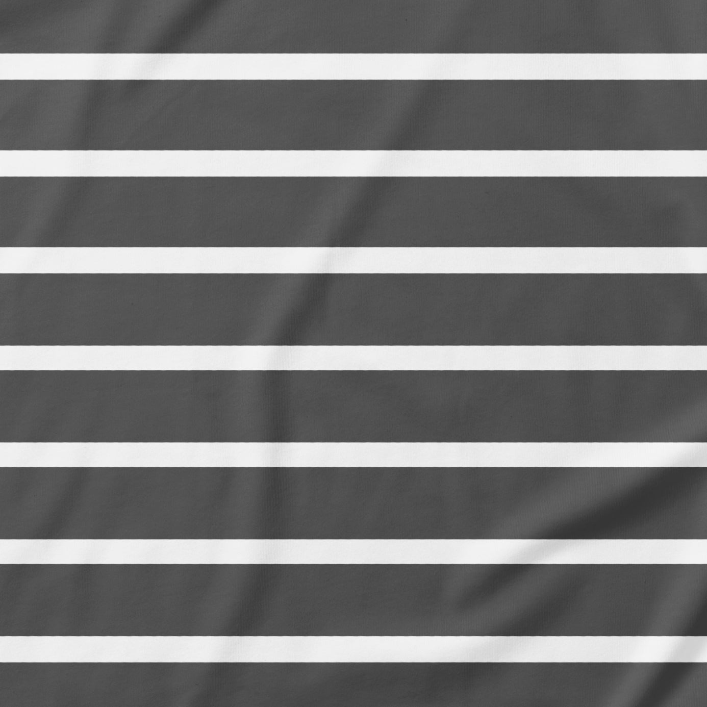 Horizontal White Stripes Onesie