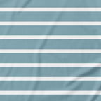Horizontal White Stripes Onesie