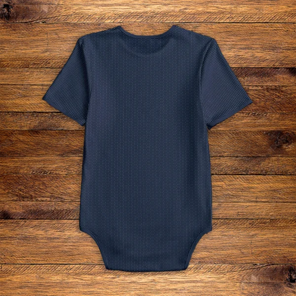 Back Onesie Mockup V1 - Navy Onesie