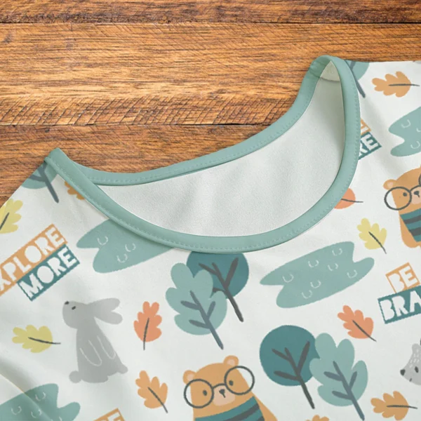 Be Brahve Little Critters Onesie Closeup Mockup V1