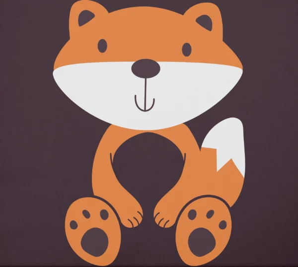 Fox Purple Fabric Closeup