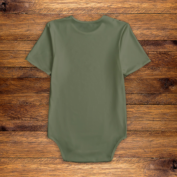 Bear Green Onesie Back Mockup V1