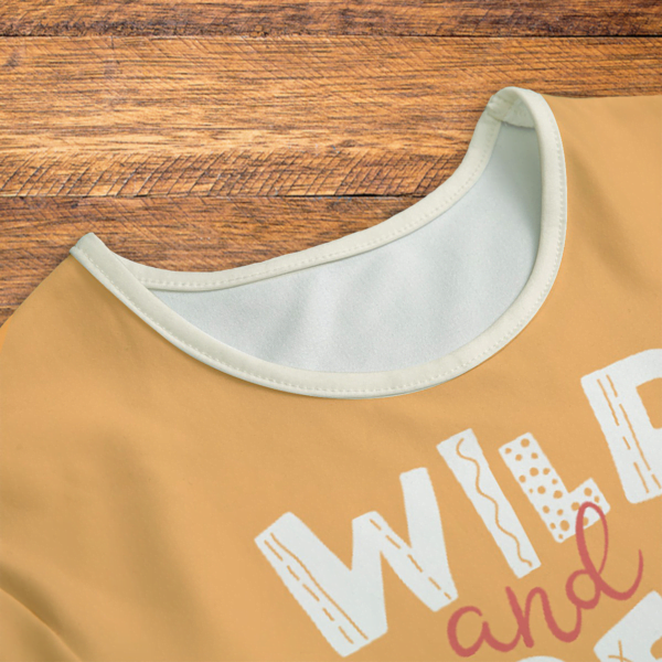 Sloth Wild and Free Onesie Closeup Mockup V1