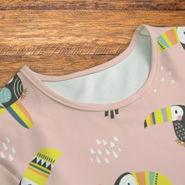 Toucans Pink Closeup Mockup V1