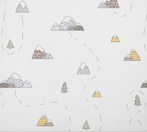 Little Wanderer Onesie Fabric Closeup