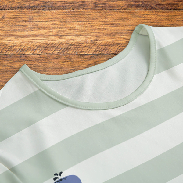 Whales and Stripes Onesie Neck Closeup Mockup V1