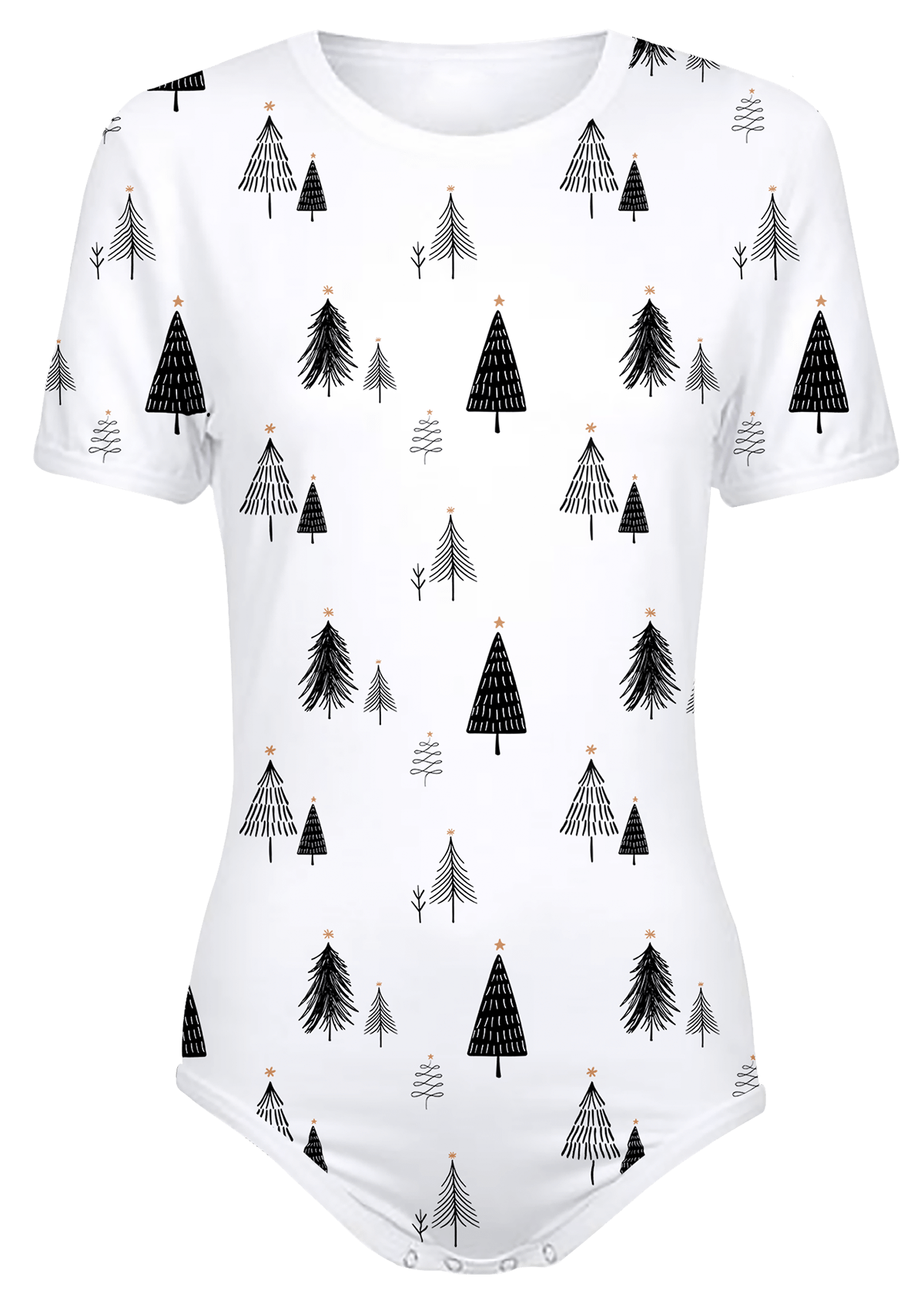 Christmas Trees ABDL Onesie - Crinkly Comforts