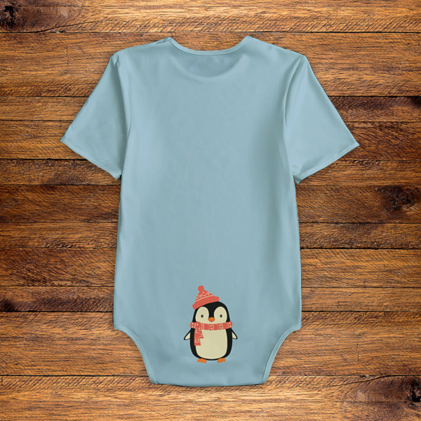 Cool Dude Blue Onesie Back