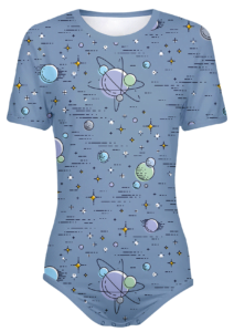 ABDL Planets Snap-Crotch Bodysuit Onesie