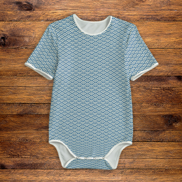 Summer Waves Onesie Front