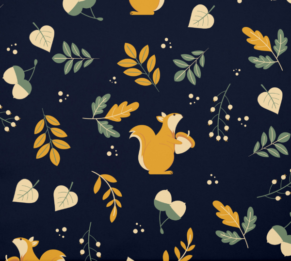 A Little Squirrelly Onesie Fabric