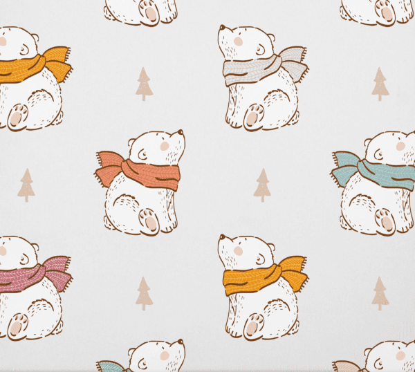 Bear-y Cold Day Onesie Fabric