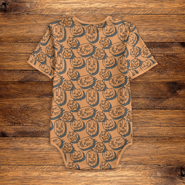 Jack-O-Lanterns Onesie Back