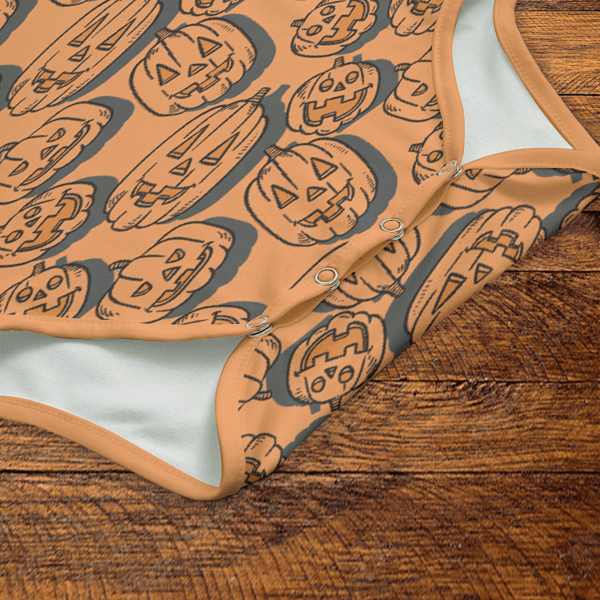 Jack-O-Lanterns Onesie Snaps