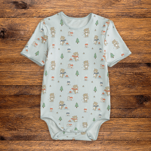 Bear-y Cozy Day Onesie Front