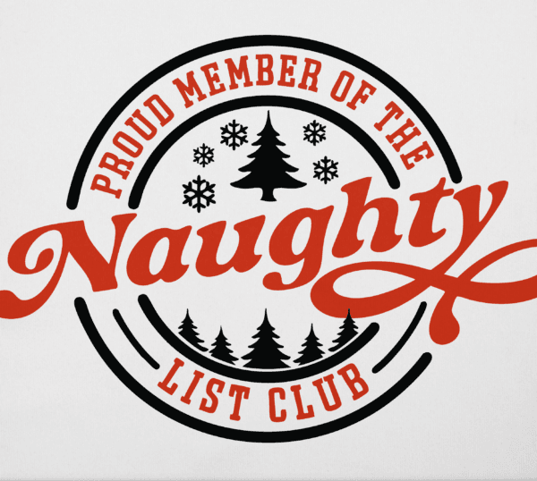 Naughty List Club Onesie Fabric