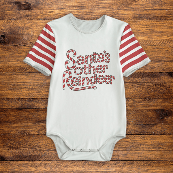 Santas Other Reindeer Onesie Front